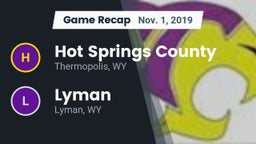 Recap: Hot Springs County  vs. Lyman  2019