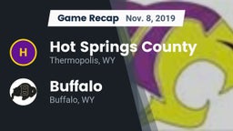 Recap: Hot Springs County  vs. Buffalo  2019