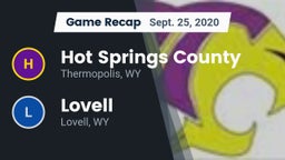 Recap: Hot Springs County  vs. Lovell  2020