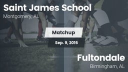 Matchup: Saint James School vs. Fultondale  2016