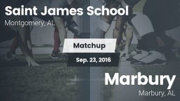 Matchup: Saint James School vs. Marbury  2016
