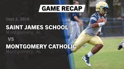 Recap: Saint James School vs. Montgomery Catholic  2016