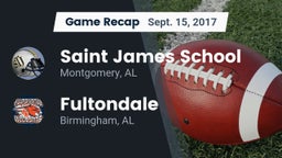 Recap: Saint James School vs. Fultondale  2017