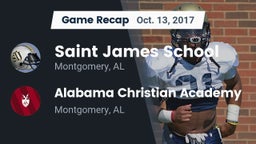 Recap: Saint James School vs. Alabama Christian Academy  2017