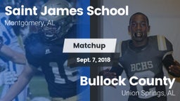 Matchup: Saint James School vs. Bullock County  2018