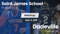 Matchup: Saint James School vs. Dadeville  2018