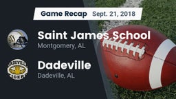 Recap: Saint James School vs. Dadeville  2018