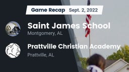 Recap: Saint James School vs. Prattville Christian Academy  2022