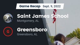Recap: Saint James School vs. Greensboro  2022