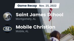 Recap: Saint James School vs. Mobile Christian  2022