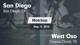 Matchup: San Diego High vs. West Oso  2016