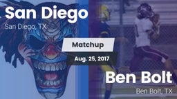 Matchup: San Diego High vs. Ben Bolt  2017
