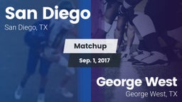 Matchup: San Diego High vs. George West  2017