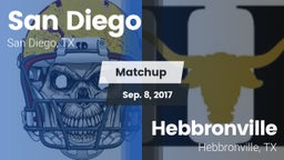 Matchup: San Diego High vs. Hebbronville  2017