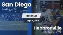 Matchup: San Diego High vs. Hebbronville  2019