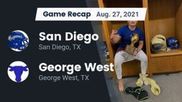 Recap: San Diego  vs. George West  2021