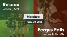 Matchup: Roseau  vs. Fergus Falls  2016