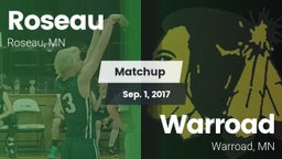 Matchup: Roseau  vs. Warroad  2017