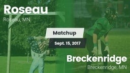Matchup: Roseau  vs. Breckenridge  2017