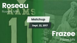 Matchup: Roseau  vs. Frazee  2017