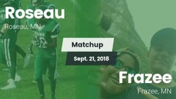 Matchup: Roseau  vs. Frazee  2018