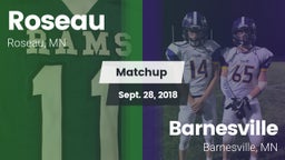 Matchup: Roseau  vs. Barnesville  2018