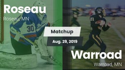 Matchup: Roseau  vs. Warroad  2019