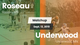 Matchup: Roseau  vs. Underwood  2019