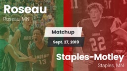 Matchup: Roseau  vs. Staples-Motley  2019