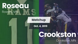 Matchup: Roseau  vs. Crookston  2019