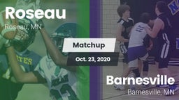 Matchup: Roseau  vs. Barnesville  2020