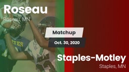 Matchup: Roseau  vs. Staples-Motley  2020