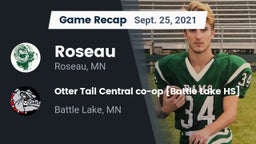 Recap: Roseau  vs. Otter Tail Central co-op [Battle Lake HS] 2021