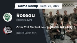 Recap: Roseau  vs. Otter Tail Central co-op [Battle Lake HS] 2022