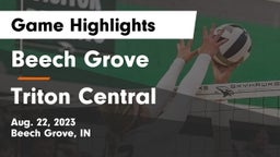 Beech Grove  vs Triton Central  Game Highlights - Aug. 22, 2023