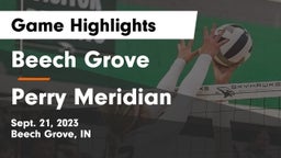 Beech Grove  vs Perry Meridian  Game Highlights - Sept. 21, 2023