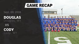 Recap: Douglas  vs. Cody  2016