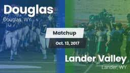 Matchup: Douglas  vs. Lander Valley  2017