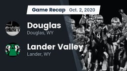 Recap: Douglas  vs. Lander Valley  2020