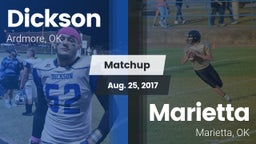 Matchup: Dickson  vs. Marietta  2017