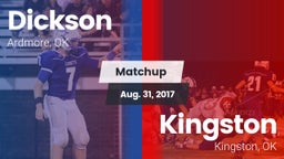 Matchup: Dickson  vs. Kingston  2017