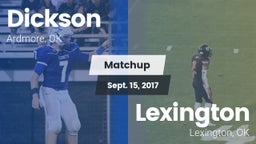 Matchup: Dickson  vs. Lexington  2017