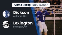 Recap: Dickson  vs. Lexington  2017