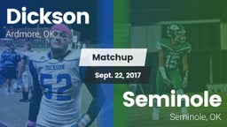 Matchup: Dickson  vs. Seminole  2017