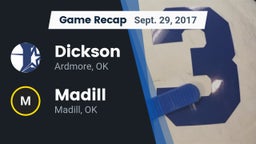 Recap: Dickson  vs. Madill  2017