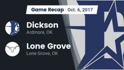 Recap: Dickson  vs. Lone Grove  2017