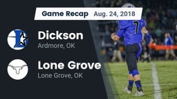 Recap: Dickson  vs. Lone Grove  2018