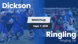 Matchup: Dickson  vs. Ringling  2018