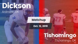 Matchup: Dickson  vs. Tishomingo  2018