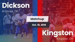 Matchup: Dickson  vs. Kingston  2018
